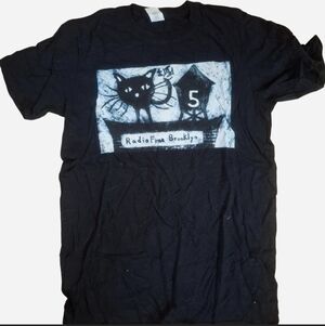 Radio Free Brooklyn Black Graphic T-Shirt